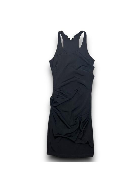 Witchery Dresses & Skirts - Witchery Black Bodycon Sleeveless Tank Dress Ruched Scoop Neck Racerback Medium